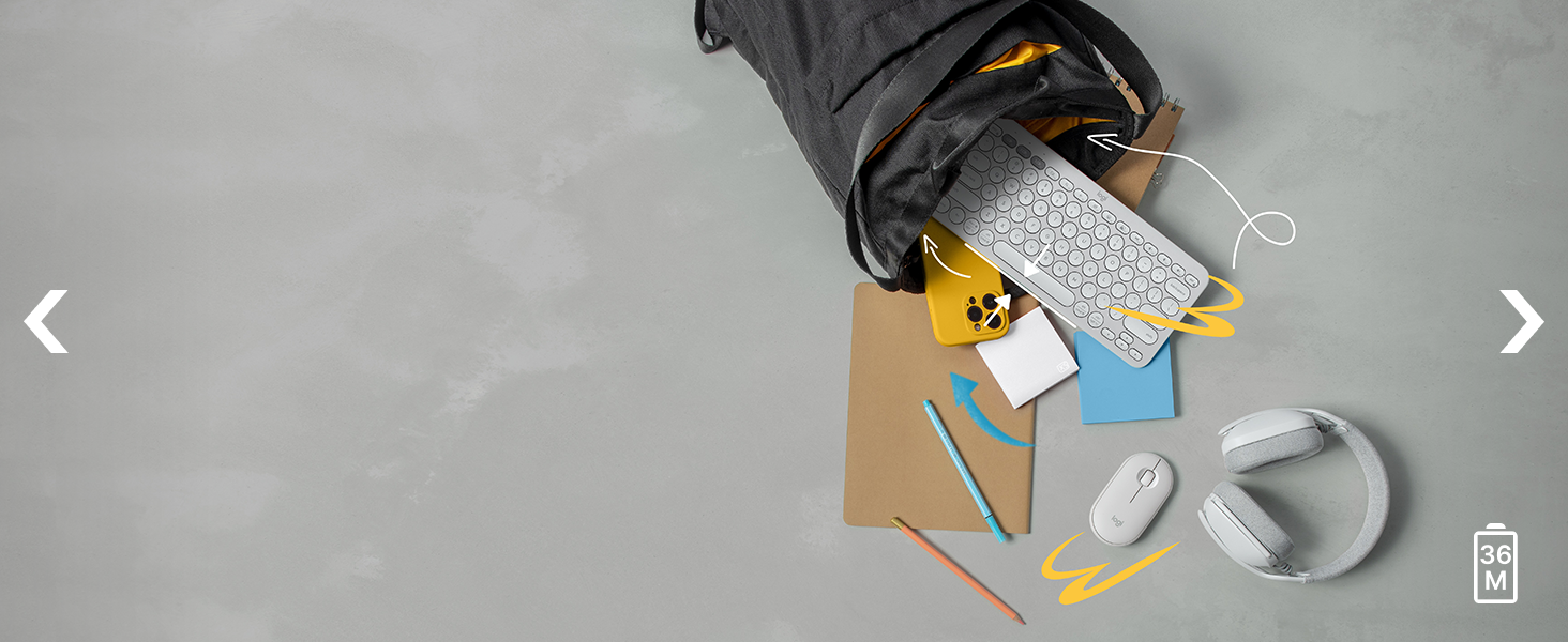 pebble keys 2 k380s bluetooth slim white keyboard