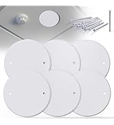 Wuno Shop 6-Pack Ceiling Cover Plate, 5 inch Round Outlet Covers Plate For 4 inch Electrical Box,...