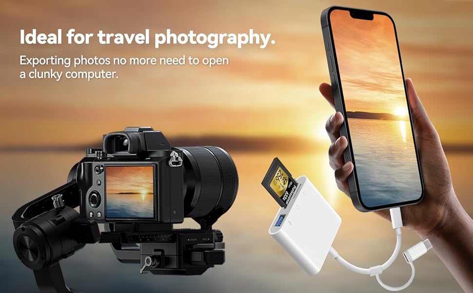 ideal for travel photography