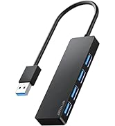 ANYPLUS USB 3.0 Hub, 4 Port USB Hub Splitter,Portable USB Adapter Mini Multiport Expander for Des...