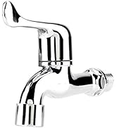 Water Faucet Laundry Bathroom Washing Machine Bath Tub Tap Faucet Outdoor Garden Single Cold Wate...