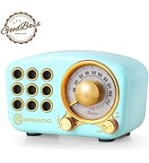 Retro Bluetooth Speaker, Vintage Radio-Greadio FM Radio with Old Fashioned Classic Style, Strong ...