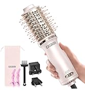 Dual Voltage Hair Dryer Brush for Travel,4 in 1 Blow Dryer Brush,2 Inch Mini Hot Air Brush for Sh...