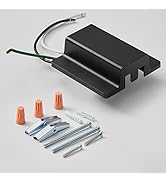 VANoopee H Track Floating Canopy Connector Black for Single Circuit H Type Track Rail, H Track Ra...