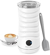 Secura Electric Milk Frother, Automatic Milk Steamer, 4-IN-1 Hot & Cold Foam Maker-8.4oz/240ml Mi...