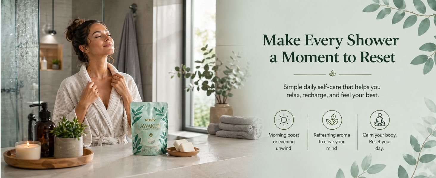 Make every shower a moment to reset