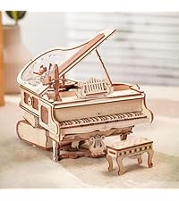 ROBOTIME 3D Wooden Puzzles for Adults-Cuckoo Clock Wooden Models for Adults to Build-435 Piece Model...