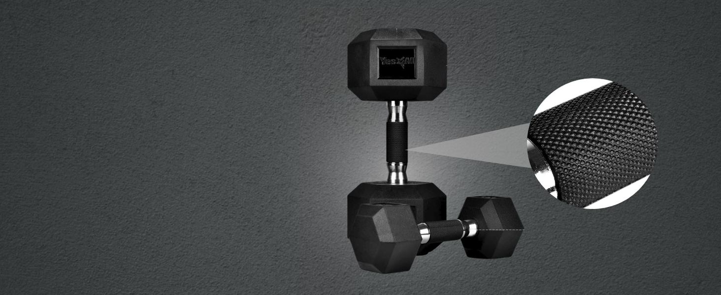 pound dumbbells set of lb weights lbs weight dumbbell grip rubber hex