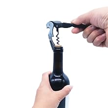 Open wine bottle