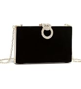 RonFoxi Clutch Purse for Women, Evening Bag with Removable Chain Strap Elegant Handbag for Weddin...