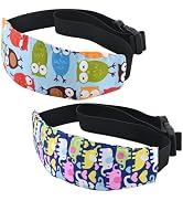 Baby Carseat Head Support, Pillow Support Band with Adjustable Strap, Slumber Sling Sleep Positio...