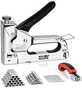NEU MASTER 3 in 1 Staple Gun, Manual, Heavy Duty with Stapler Remover and 2000Pcs Staples for Uph...