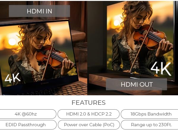 extron hdmi extender