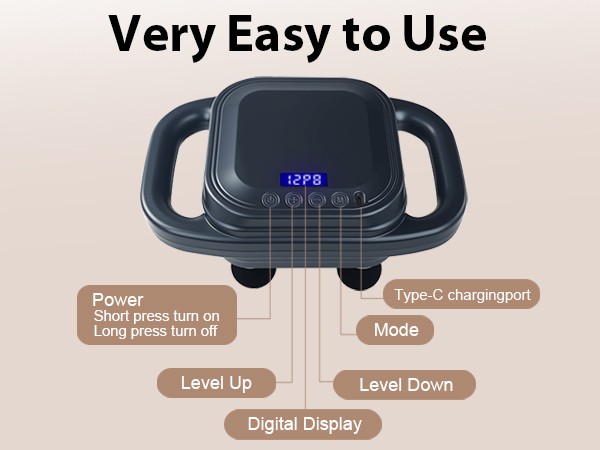 16 Head Massage Gun Deep Tissue,Massage Gun,Back Massager,Neck &amp;amp; Shouler Massager