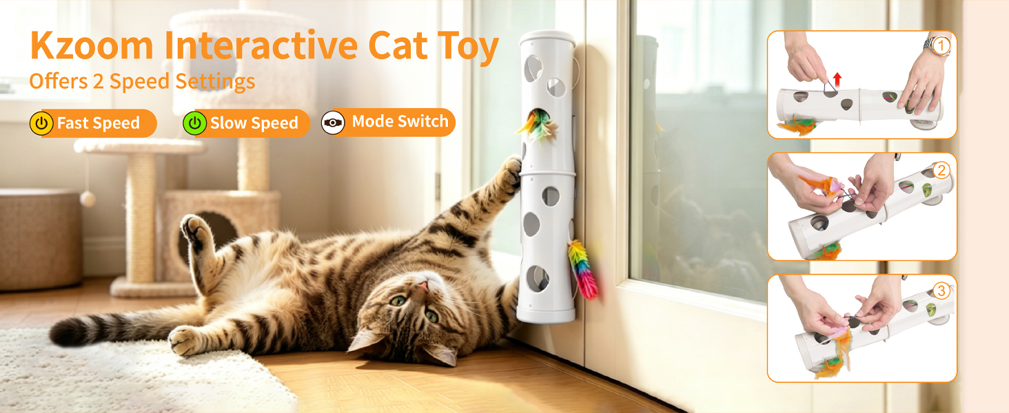 cat feather toy