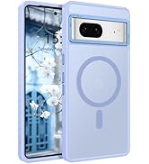 AVESEXTOL Magnetic for Google Pixel 7 Case [Compatible with Magsafe] Translucent Matte Phone Case...