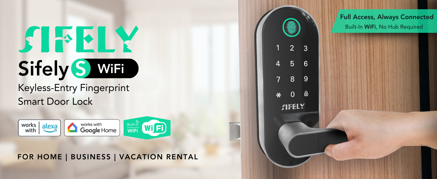 sifely s wifi front door keypad