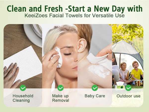 facial disposable towels