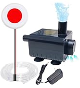 Upgraded Small Submersible Pump with Water Level Sensor, 6.5ft Lift, Condensate Pumps with Overfl...