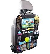 Tianle Backseat Car Organizer - Premium Car Organizer with 10" Table Holder, 9 Pockets, Road Trip...