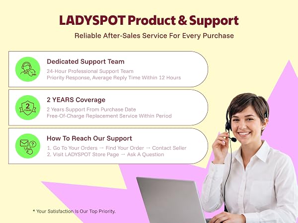 LADYSPOT Product Support