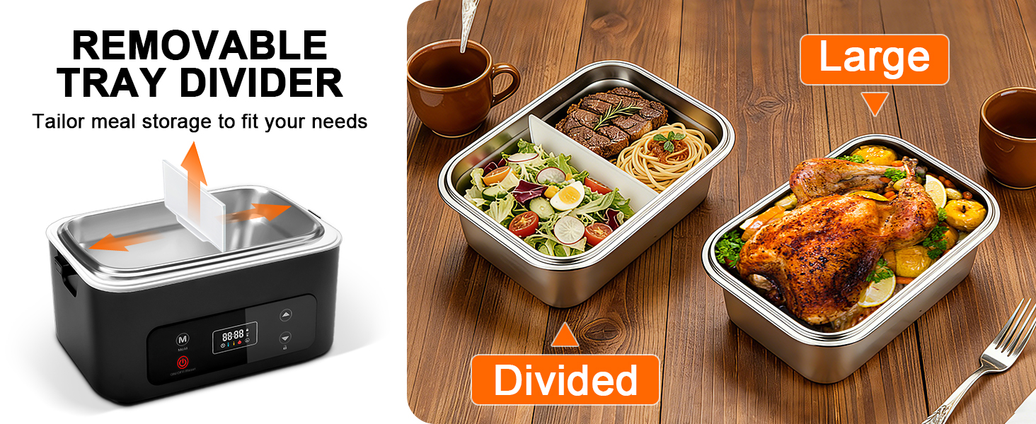 Heated Lunch BoxHeated Lunch BoxElectric Lunch Box,Battery PoweredElectric Lunch Box