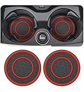 Osilly 2 Pack Car Coasters for Cup Holder, 2.75 Inch No-Slip Anti Dust Insert Coaster, Universal ...