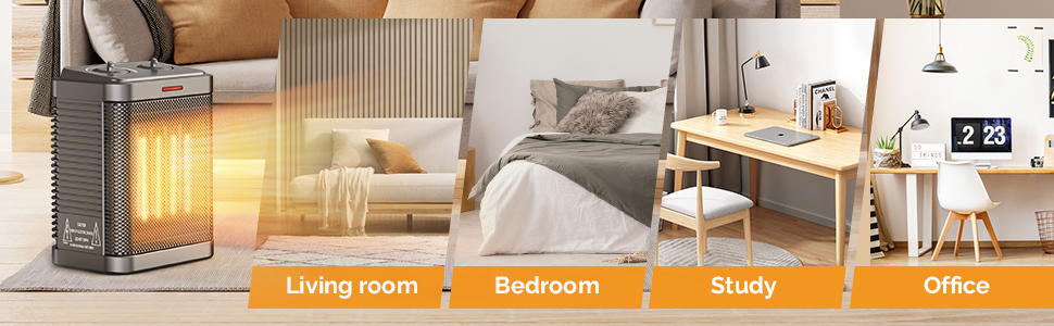 Space Heater for Indoor Use for Bedroom Office