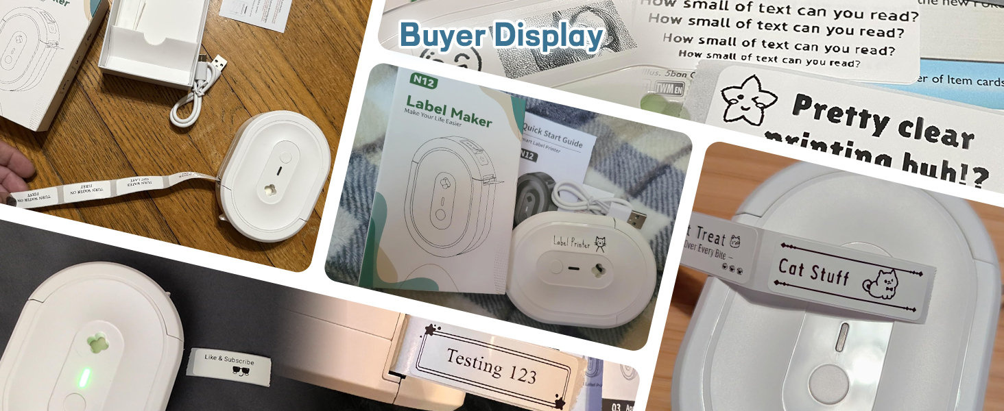 label maker machine with tape label printer labeler label machines christmas gifts stocking stuffers