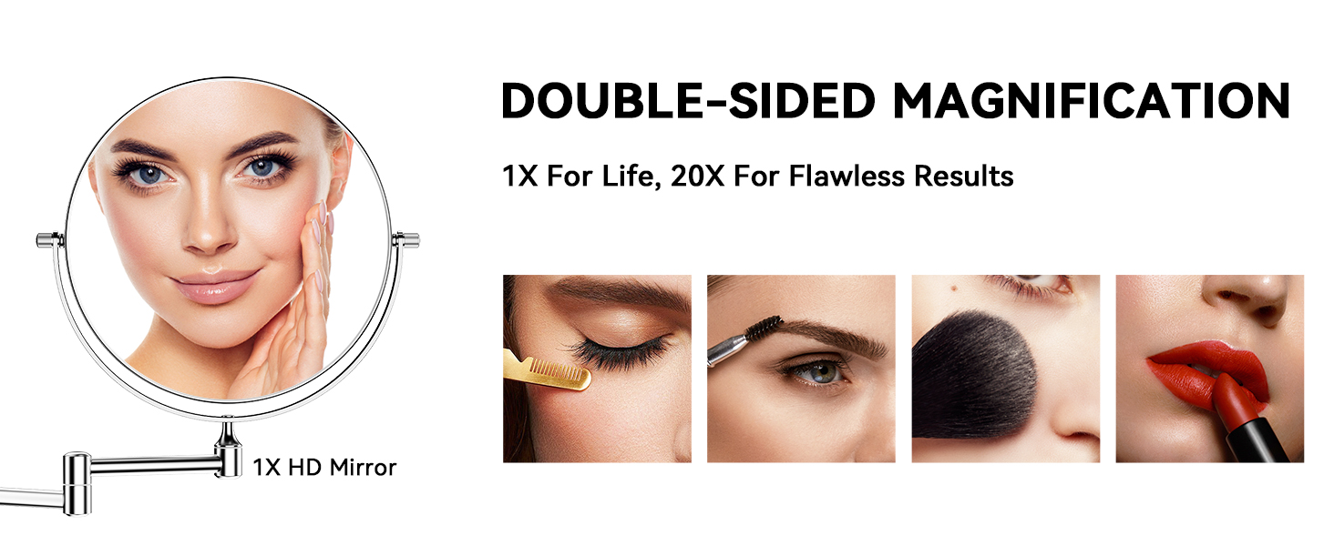 1X MAKEUP MIRROR