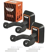 Stage Rocker Guitar Wall Hanger, Guitar Wall Mount, Guitar Hanger Wall Hook Holder Stand with Bla...