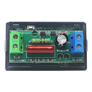 the electronic circuit board with the battery