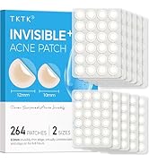 TKTK Pimple Patches for Face, 0.01cm Ultra-Thin Invisible Acne Patches, Hydrocolloid Patches for ...