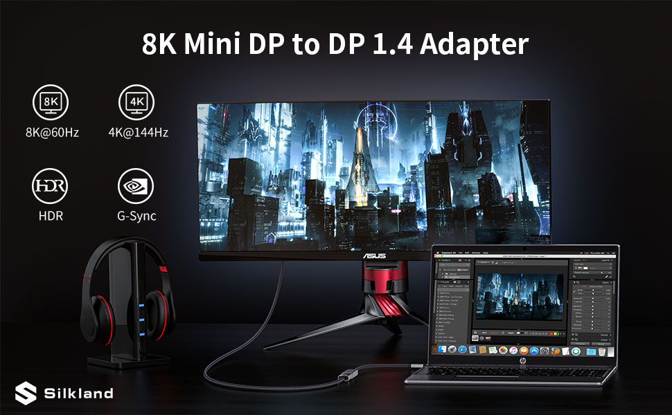 mini dp to dp adapter