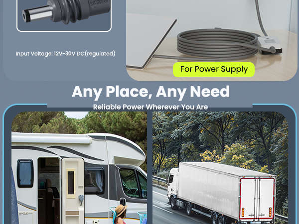 Starlink Mini 3 in 1 Power Cable with Digital Voltage Display