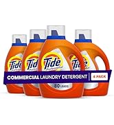 Tide Professional Commercial Liquid Laundry Detergent, 80 loads, 105 Fl oz, For Business Use Pack...