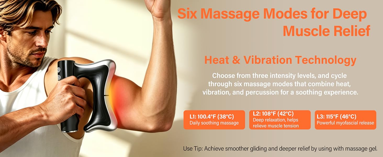 Deep relaxation, soothes stiff muscles