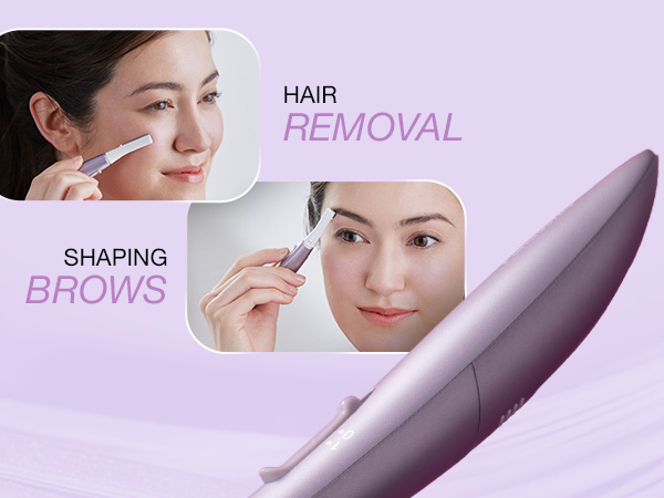 Hair removal and shaping brows