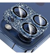 YWXTW for iPhone 15 Pro/iPhone 15 Pro Max Camera Lens Protector, [5TH Gen New Bling Design] Glitt...