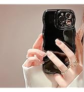 wave frame case wavy cute case Black case girly case Aesthetic Case slim case thin case