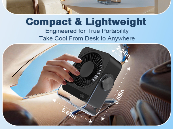 small desk fan portable fan for travel cooling fan