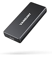 Vansuny 500GB USB 3.1 Portable External SSD, 430MB/s High-Speed USB C Mini Metal Portable Externa...
