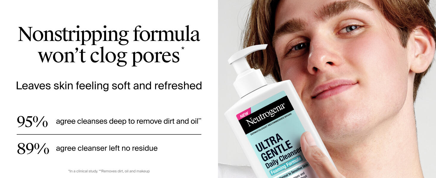 Cleanser leaves skin feeling smooth, face wash for sensitive skin hydrating facial cleanser skin