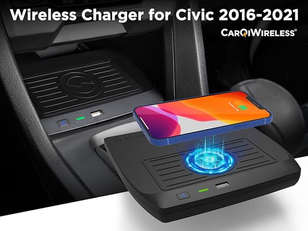 Wireless Charger for Honda Civic 2016-2021