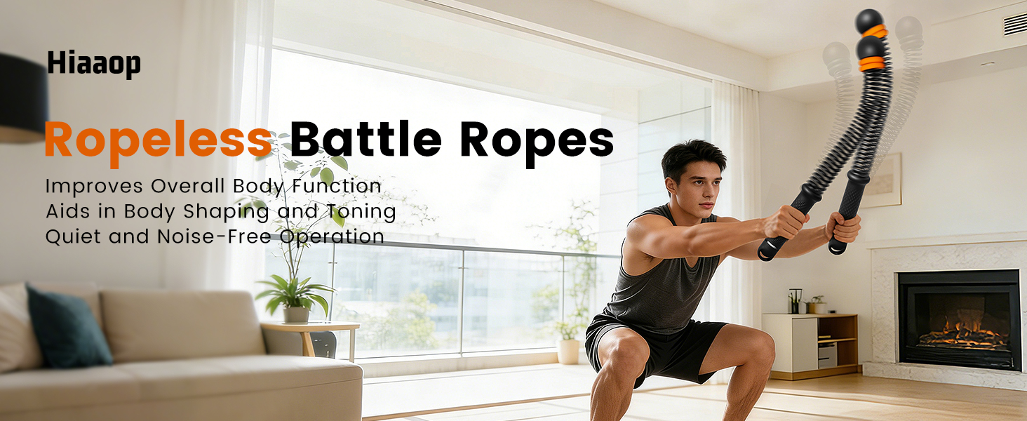 Adjustable Ropeless Battle Ropes
