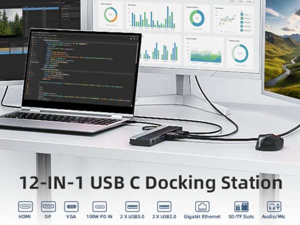 docking station 3 monitors