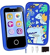 Kids Phone Gift for Boy Age 3-6, Toddler Kid Smart Phone Learning Dinosaur Toy with Educational P...