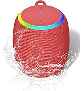 ZICOROOP Bluetooth Speaker, Portable Wireless with IPX6 Waterproof, 15W Stereo Sound TWS Pairing,...