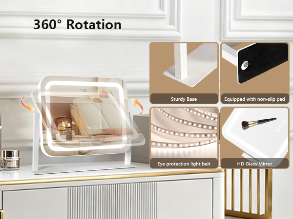 Ratsamee Vanity Mirror with Lights