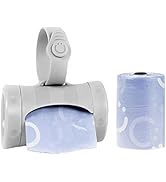 Ubbi Retractable On the Go Bag Dispenser for Travel, Diaper Bag Accessory Must Have for Newborn, ...